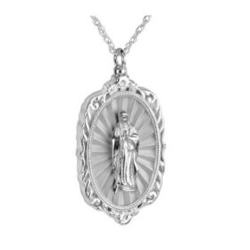colgante con cenizas de plata