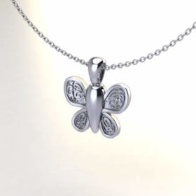 colgante para cenizas Mariposa