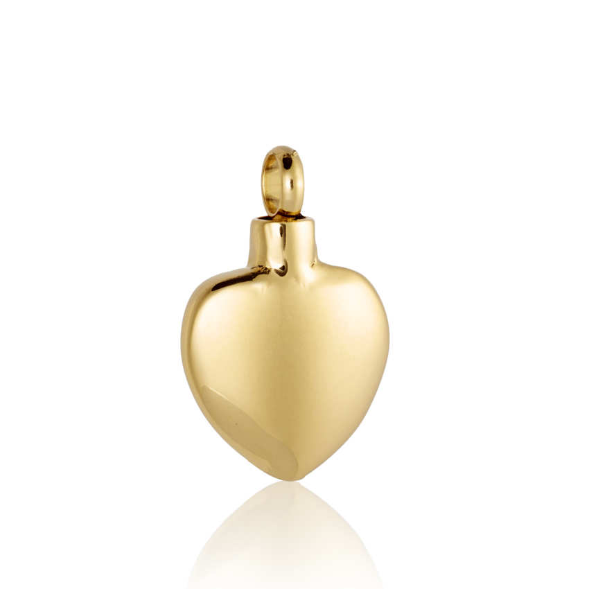 colgante para cenizas corazon oro colgante para cenizas corazon oro