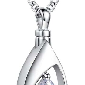 colgante para cenizas lagrima de cristal