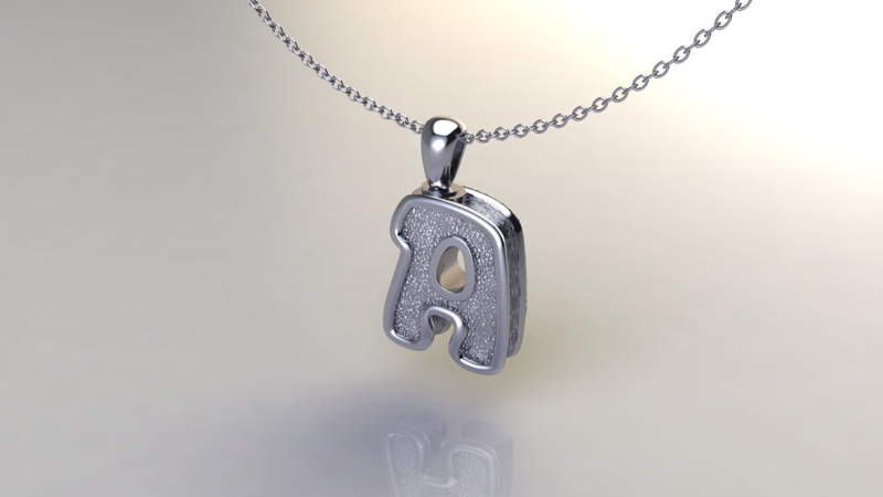 Colgantes para cenizas letras