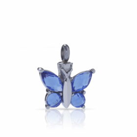 Colgantes para cenizas mariposa azul