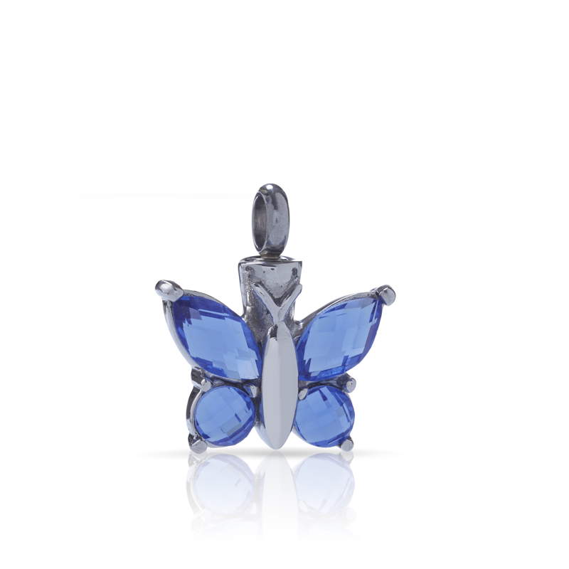Colgantes para cenizas mariposa azul Colgantes para cenizas mariposa azul