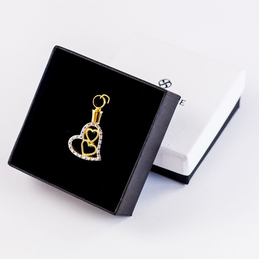Joyas para ceniza caja doblada.