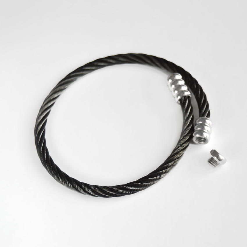Pulsera funeraria abierta