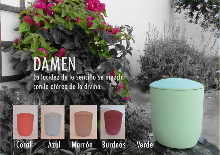 Urna biodegradable Damen