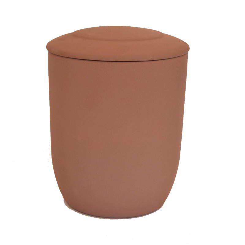 Urna para cenizas biodegradable marrón